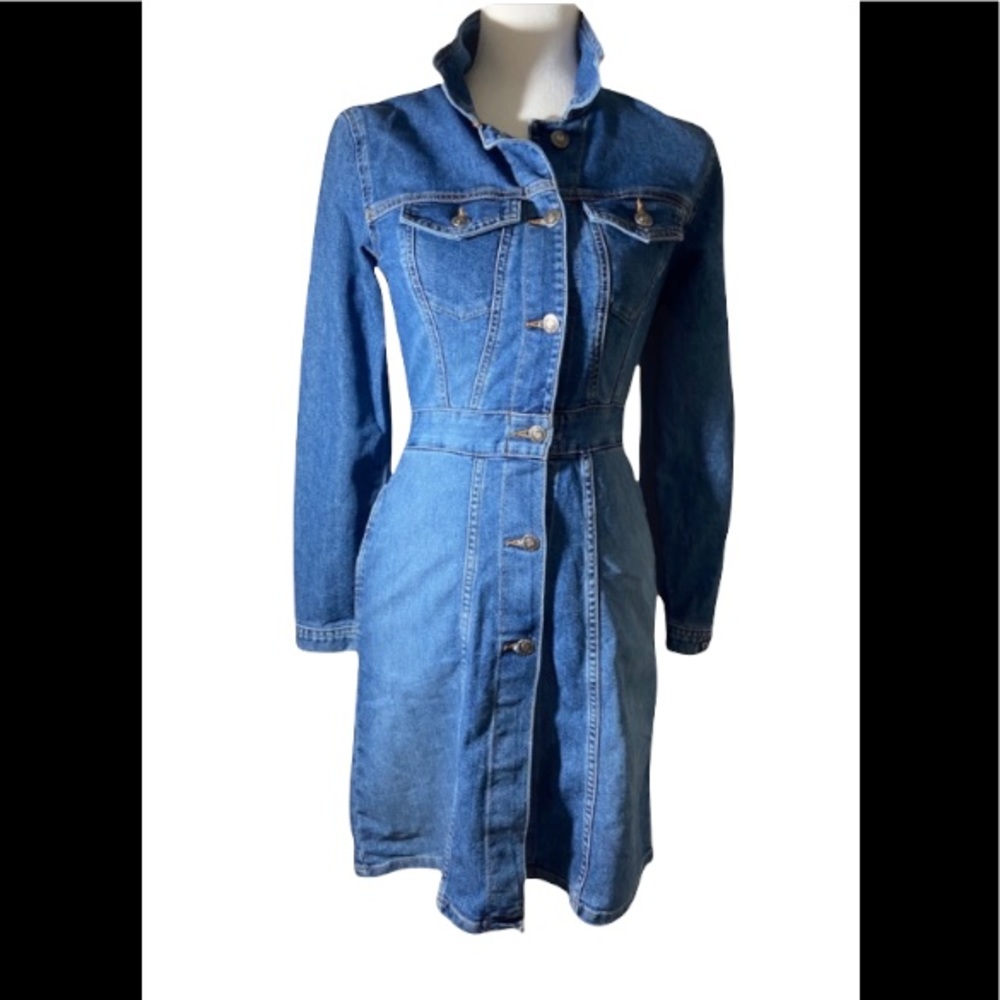 XOXO Denim Jacket Dress Size Small